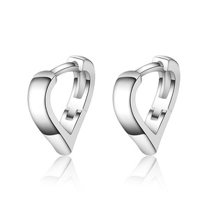 3PCS Copper Small Stud Earrings for Women Fashion LOVE Heart Wedding Jewelry