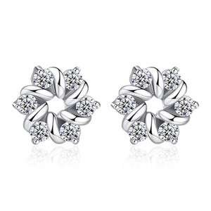 3PCS Copper Stud Earrings Woman Fashion Jewelry Earrings
