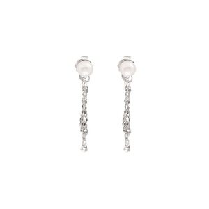 3PCS Copper Tassel Round Bead Earrings for Women Wedding Jewelry
