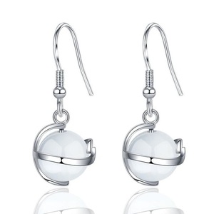3PCS Copper Woman Fashion Jewelry Retro Simple Long Tassel Rotating Earrings