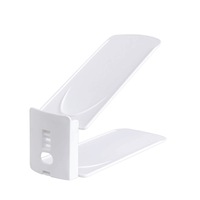3pcs Durable Adjustable Shoe Organizer Footwear Support Slot Space Saving Cabinet Closet Stand Shoes Storage Rack Shoebox R-F