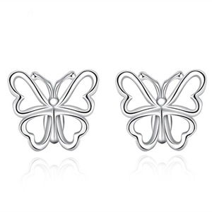 3PCS Fashion Jewelry Silver plating Earrings Butterfly Earrings for Women Gift