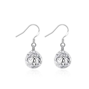3PCS Fashion Silver plating Round Balls Drop Earrings for Women Statement Jewelry