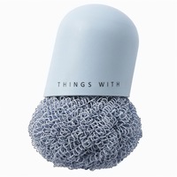 3Pcs Household with Handle Washing Pot Brush Kitchen Cleaning Brush Decontamination Cleaning Ball Pot Brush Kitchen Cleaning Brush