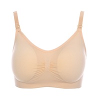 3PCS Nursing Maternity Bra Breast feeding Bra Bralette Padded Sleeping Pregnant Bra-2