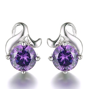 3PCS Silver plating Flower Earring for Women Girl Earrings Jewelry