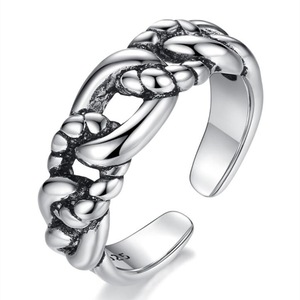 3PCS Silver plating Ring Fashion Woman Jewelry Retro Simple Adjustable Ring