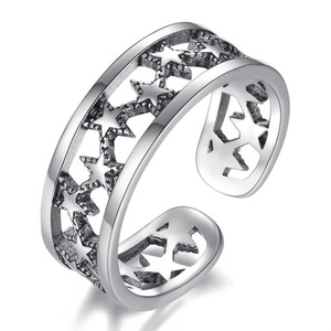 3PCS Silver plating Ring Fashion Woman Jewelry Retro Simple Ring