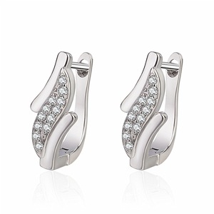 3PCS Silver plating Twisted Earrings Female Creative Fashion Temperament Refinement Jewelry Party