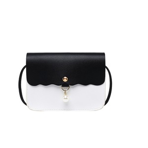 3Pcs Small Cross-body Satchel, Stylish Leather Shoulder Bag with Pearl for Women and Girls