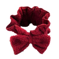 3PCS Soft Coral Fleece Hairbands For Women Wash Face Makeup Turban Hair Accessories Cute Girls Bow Headbands New Hair Bands