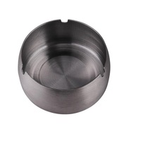 3Pcs Stainless Steel Ashtray Creative Border Wind Household Desk Accessories Cool Simple Ashtray