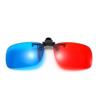 3Pcs Stereo 3D Red and Blue Glasses and 3D Movie Computer TV Dedicated