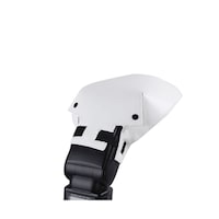 3PCS Universal Flash Light Speedlite Bounce Reflector Diffuser(White)