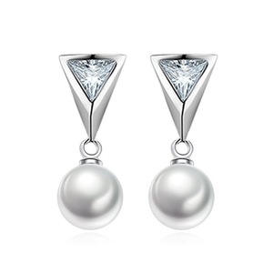 3PCS Women Fashion Copper Jewelry Drop Earrings Jewelry Ladies Sweet Temperament