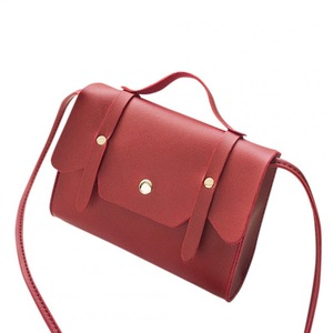 3PCS Women Fashion Solid Color Zipper Shoulder Bag Crossbody Bag Messenger Phone Coin Bag red