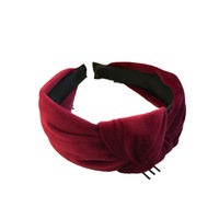 3Pcs Women Girl Lovely Bowknot Cross Knot Wide Solid Hairband Boho Christmas Headband Accessory