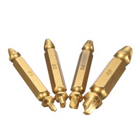 3Set 4pcs Double Side Damaged Screw Extractor Drill Bits Out Remover Bolt Puller