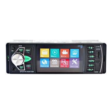 4.1 inch 1 Din Car Radio Auto Audio MP5 Player bluetooth Handsfree USB AUX Steering Wheel Control
