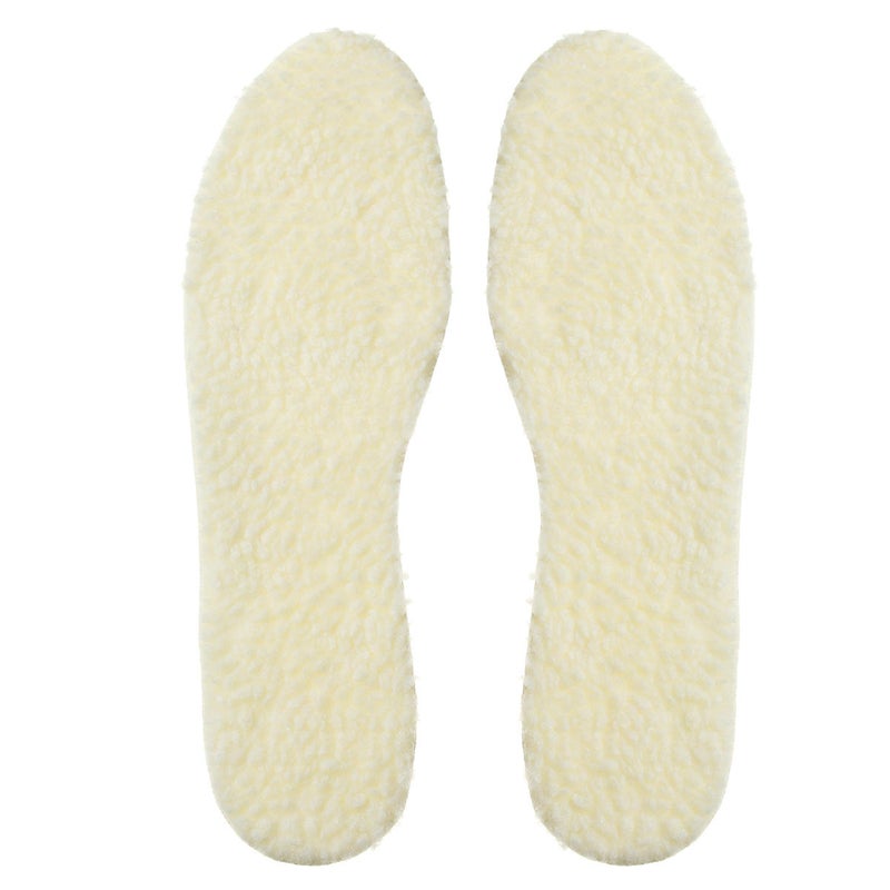 Buy 4 Pairs Wool Shoe Insole Warm Socks Feet Cushions Winter Warmer ...