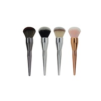 4 Pcs Powder Makeup Brush,Concealer Buffing Contouring Natural Dense Bristles