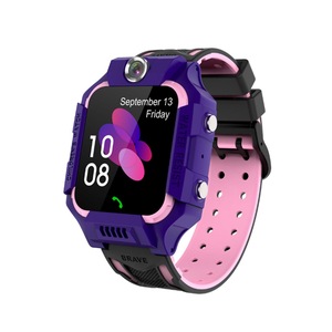 4G Full Netcom Phone Watch Dual-mode Smart Watch Touch-screen Waterproof GPS Positioning HD Photo Suitable for Students-Purple