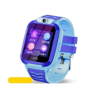 4G Smartwatch for Kids Waterproof Phone Watch with Tracker Video Chat SOS Camera Alarm Anti Lost Watches for Children-Blue