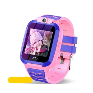 4G Smartwatch for Kids Waterproof Phone Watch with Tracker Video Chat SOS Camera Alarm Anti Lost Watches for Children-Pink