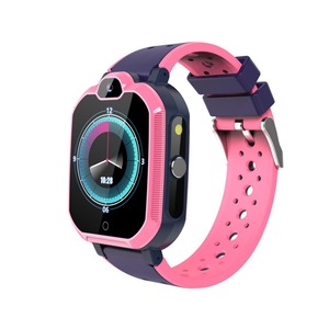 4G Waterproof Phone Watch HD Smart Bracelet Video Call AI Voice WiFi GPS Positioning Suitable for Children-Pink