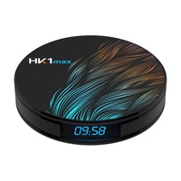 4K UHD Smart TV Box with Remote Controller, Android 9.0 RK3318 Quad-Core 64bit Cortex-A53, 4GB+32GB, Support Dual Band WiFi & AV & HDMI & RJ45 & TF Card