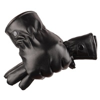 4Pairs PU Leather Screen Touch Gloves Winter Warm Waterproof Outdoor Motorcycle Bicycle Riding Games Touch-screen Glove