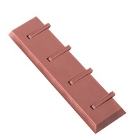 4Pcs Bathroom Self Adhesive Mounted Wall Door Back Hooks Clothes Bag Headphone Key Hanger Kitchen Gadgets Door Towel Rustproof Shelf