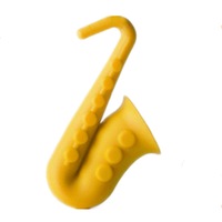4Pcs Creative Horn Saxophone Silicone Pot Lid Raising Overflow Preventer Kitchen Lid Lifting Holder Lid Riser Kitchen Supplies Tools