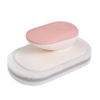 4Pcs Handle Sponge Cleaning Brush Kitchen Bathroom Wash Pot Scouring Pad Multifunctional Cleaner Brush
