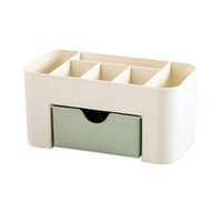 4Pcs Home Desktop Storage Box Organizer for Cosmetics Jewelry Necklace Nail Polish Earring(Green )