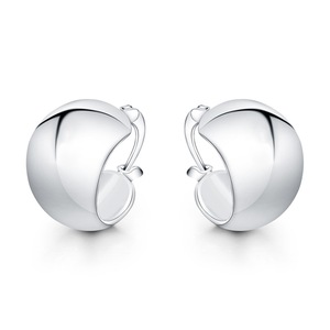 4PCS Hoop Earrings for Women Silver plating Earring Jewelry