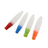 4PCS Oil Bottle Brush Multifunctional Barbecue Oil Bottle Brush Kitchen Oil Brush Silicone Oil Brush Kitchen Barbecue Tool