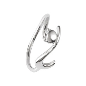 4PCS Silver plating Lazy Cat Open Ring Fashion Student Accessories Jewelry