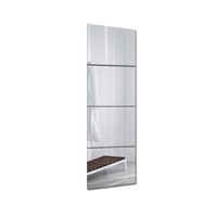 4PCS Simple Bedroom Furniture Dressing Mirror Home Floor Full Frame Frameless Mirror Wall Mounted Mirror