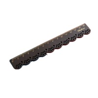 5 pcs/lot Wood straight Rulers oppssed chiban drawing template lace Sewing Ruler stationery office school supplie