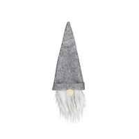 5 Pcs New Christmas Decorations Faceless Old Man Doll Wine Bottle Set Christmas Champagne Decoration Wine Bag Gift Bag gray