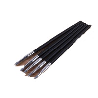 5 PCS/set Silicone Tip Color Shapers Brushes Clay Sculpture Shaping Modeling Tools Rubber Tip Paint Brushes for Paint Carve 3mm Tip
