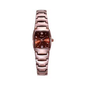 52015# Fashion Leisure Shiny Ladies Hand Watch Compact Calendar Ladies Steel Belt Waterproof Ladies Watch