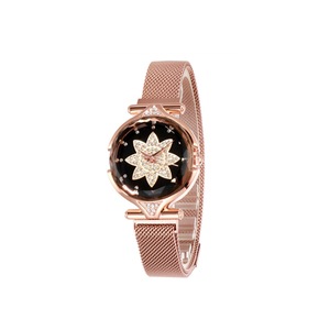 52015# Fashion Steel Band Ladies Watch Luxury Shiny Female Watch Waterproof Business Watch