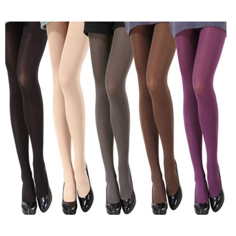 Buy 5PAIRS Fashion Women's Opaque Pantyhose Coloured Nylon Pantyhos ...
