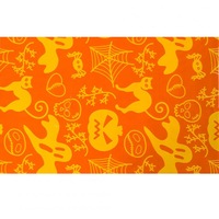 5PC Printed Tablecloth PVC Halloween Disposable Tablecloth Table Cloth Bar Table Decoration