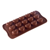 5PCS 15 Cells Heart-shaped Silicone Ice Tray Ice Cube Mold Silicone Ice Tray Modeling Crystal Drop Glue Model
