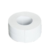 5PCS 3.8mm Kitchen Bathroom Self Adhesive Wall Seal Ring Tape Waterproof Tape Mold Proof Edge Trim Tape Accessory WHITE COLOR