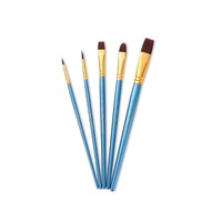 5PCS Painting Pen Set Multifunctional Student Watercolor Paint Brush Painting Tool-Blue