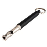 5Pcs Pet Dog Obedience Quiet Training Ultrasonic Supersonic Sound Pitch(black)
